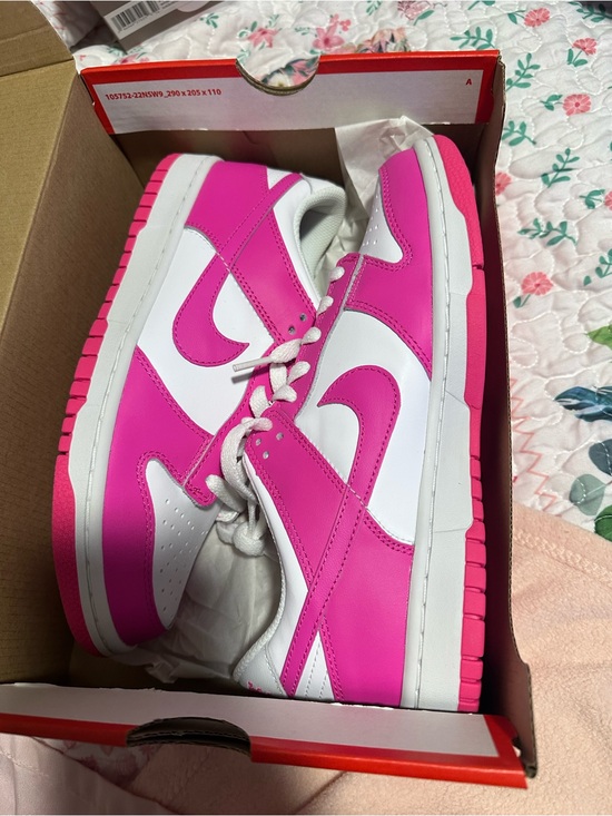 Nike Other - Nike Dunk Low GS White/Fuchsia Laser Box